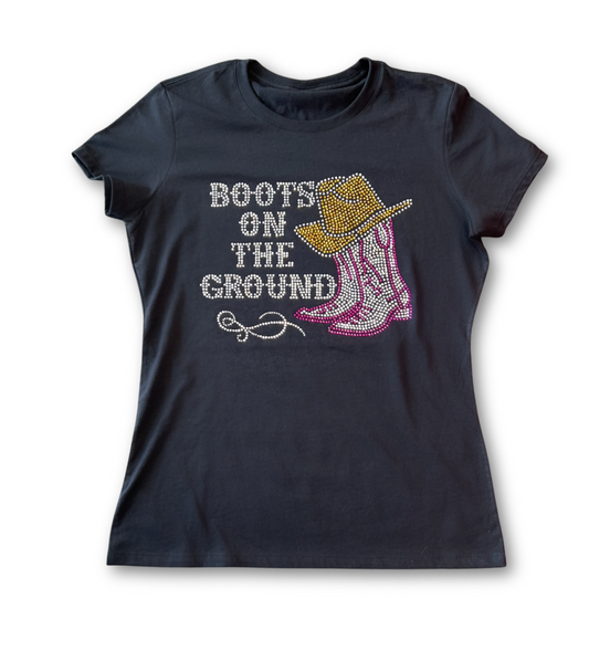 Boots On the Ground Pink/Brown