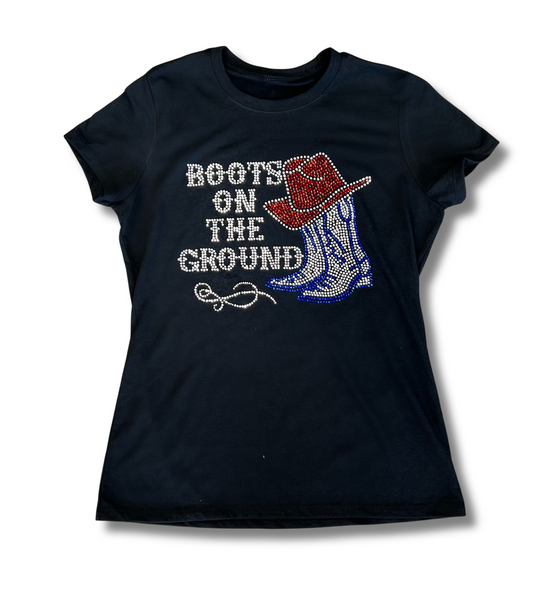 Boots On the Ground Red/ Blue