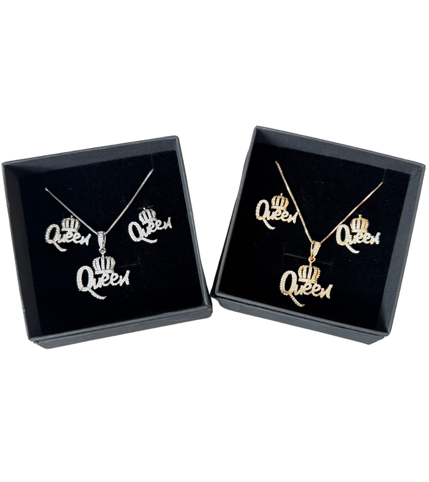 Queen Necklace and Earring Set