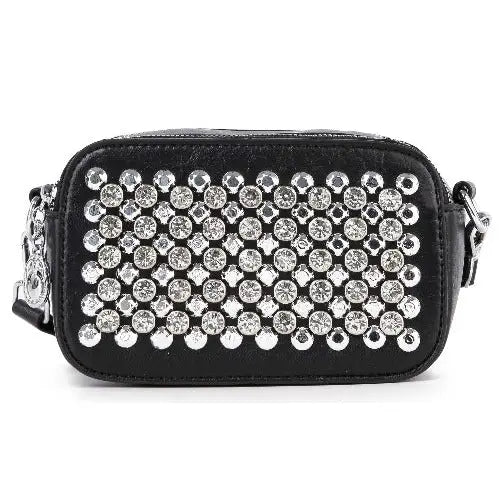 Bold Studded Crossbody Bag