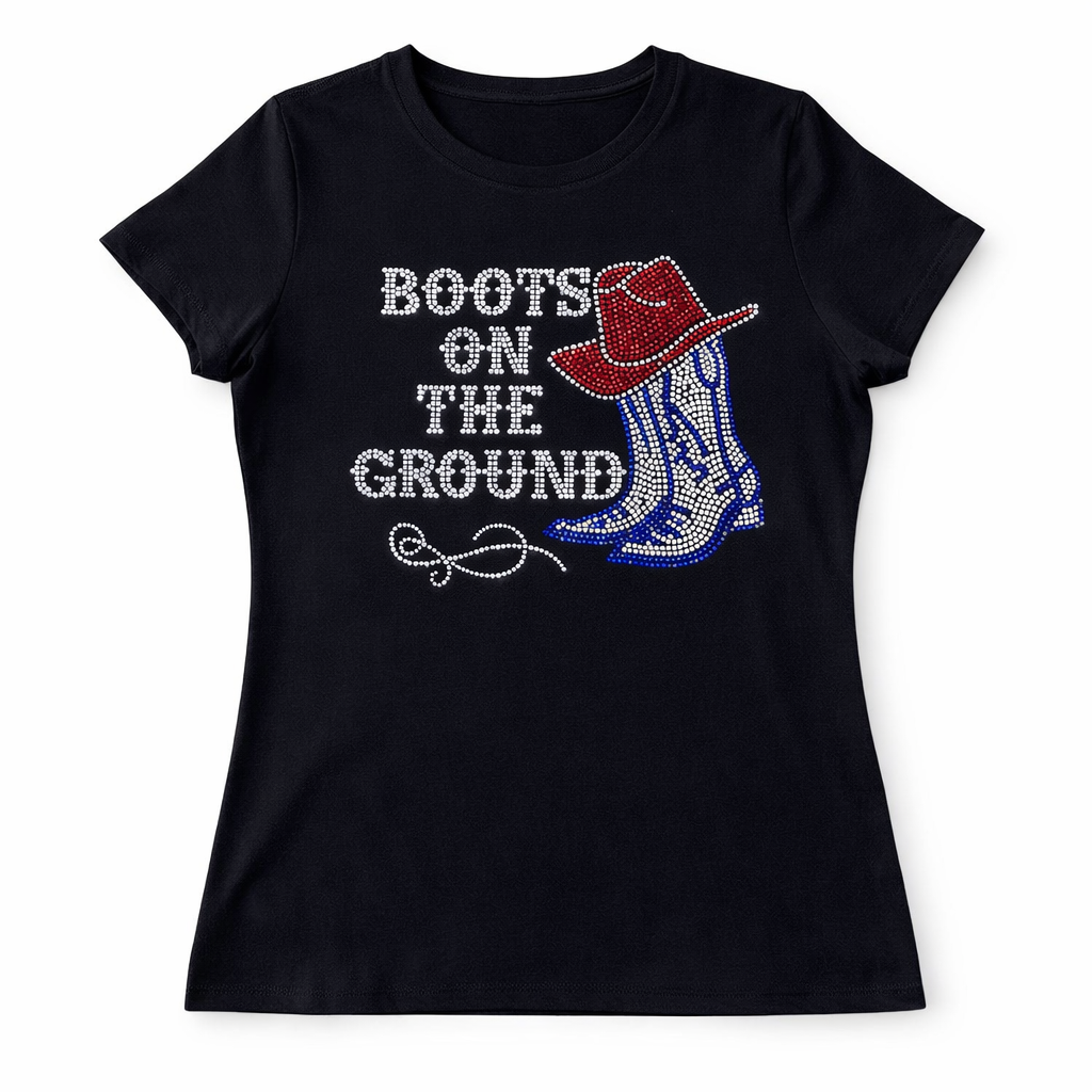 Boots On the Ground Red/ Blue
