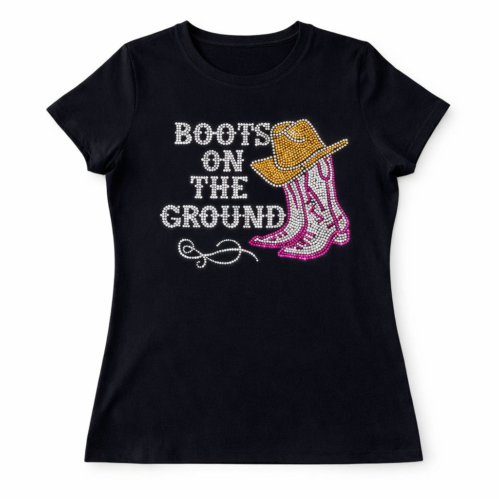 Boots On the Ground Pink/Brown