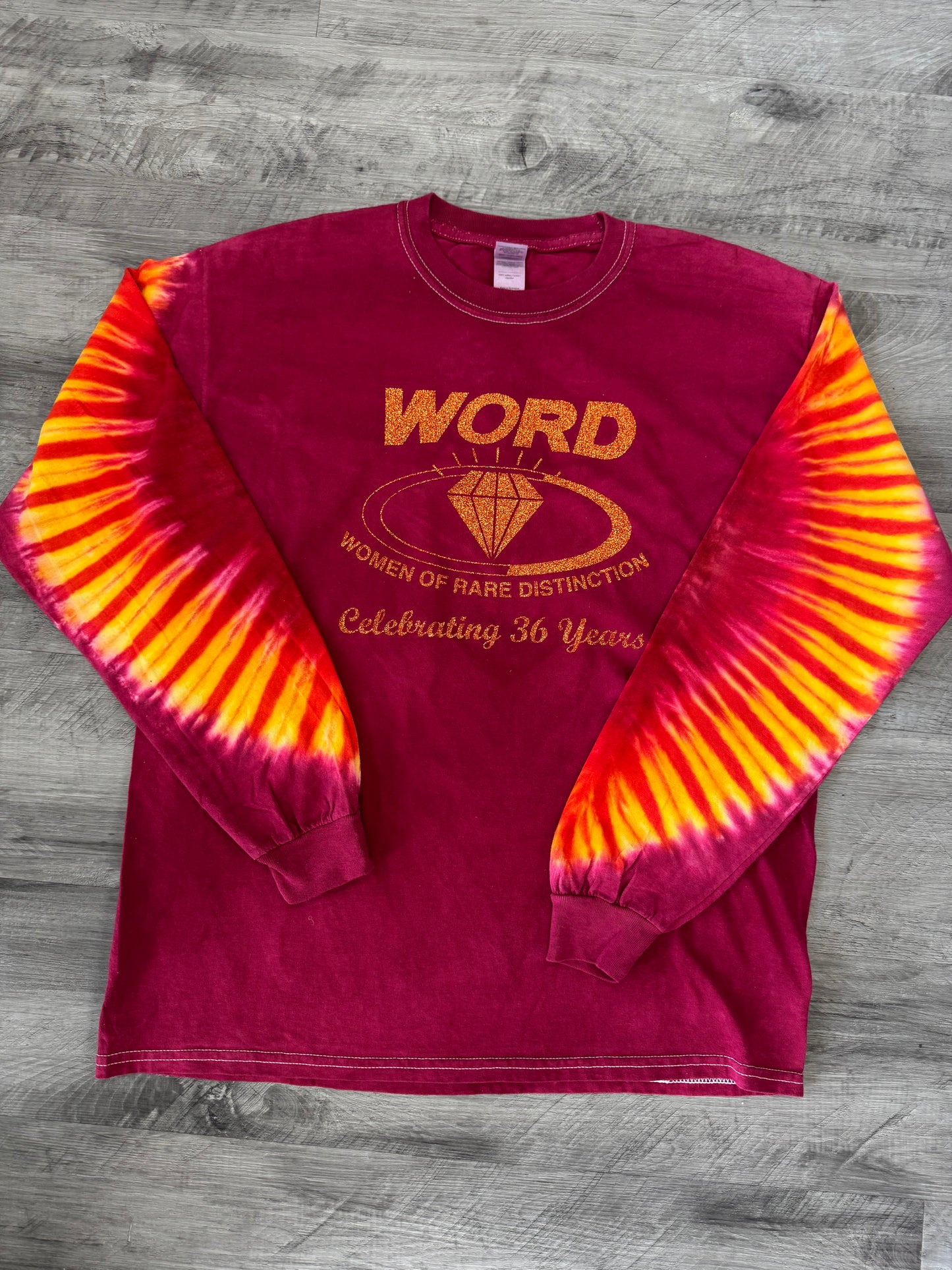 W.O.R.D. Wine Tie Dye