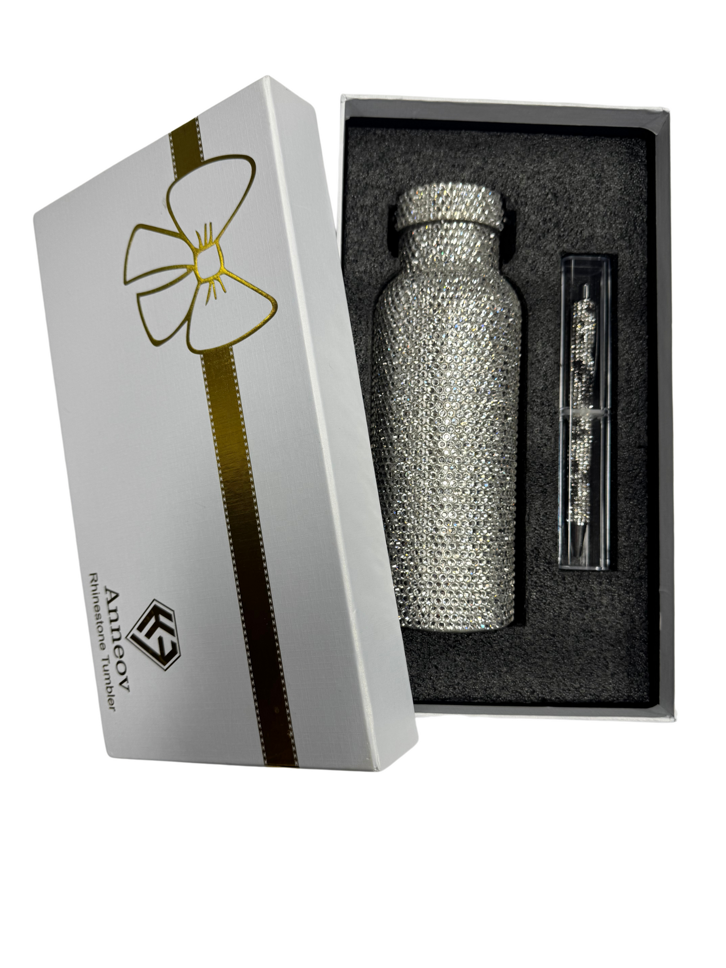 Bling Water Bottle and Pen Set (with gift box)
