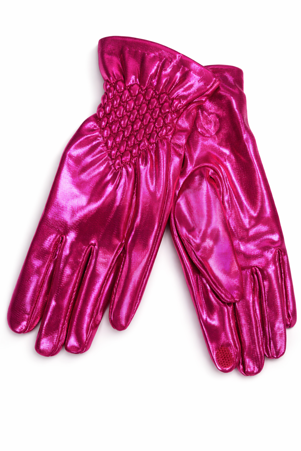 Metalic Smocked Glove