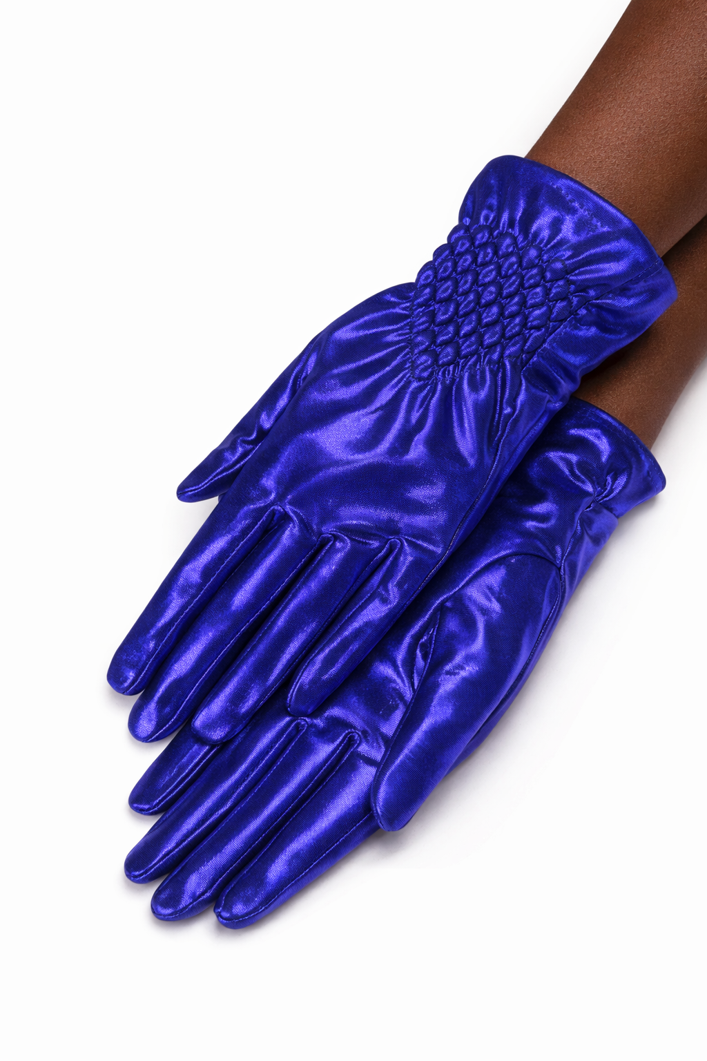 Metalic Smocked Glove
