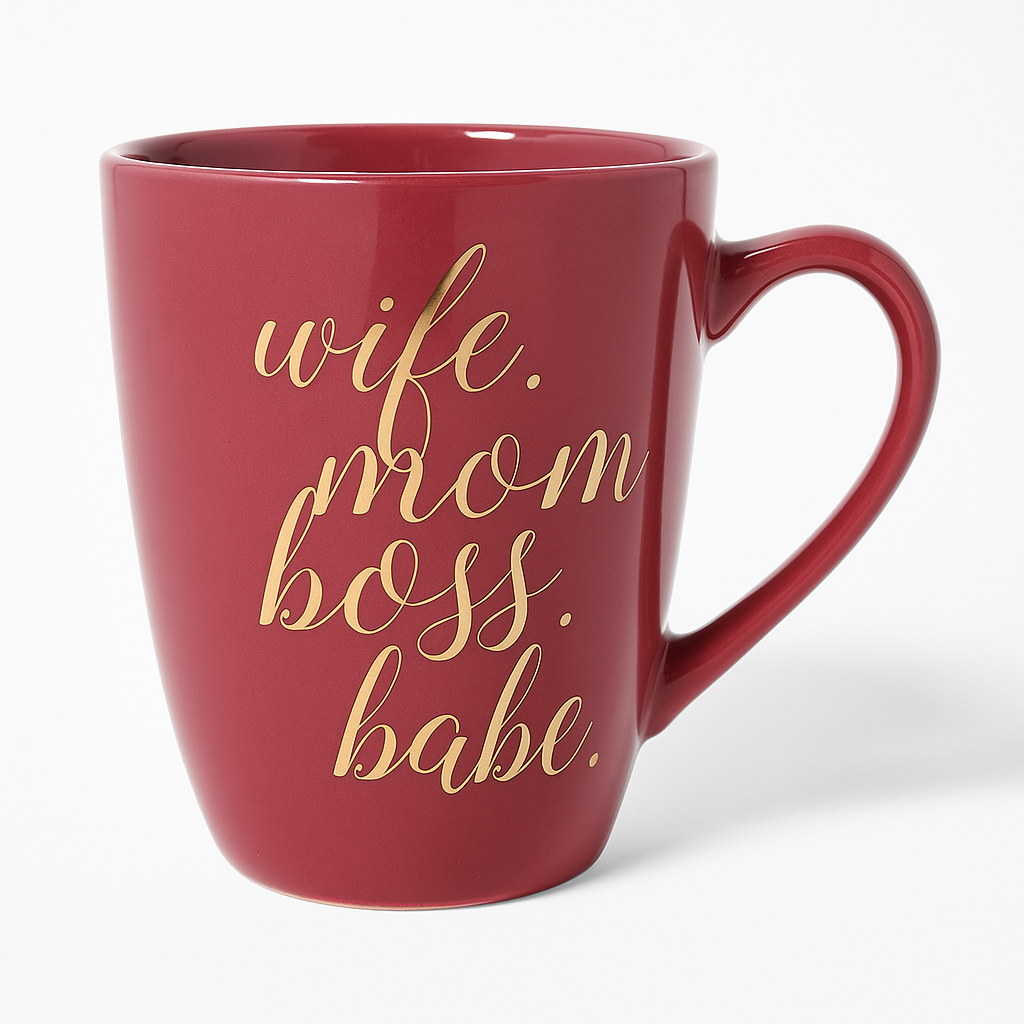Wife. Mom. Boss. Babe. Mug (Copy)