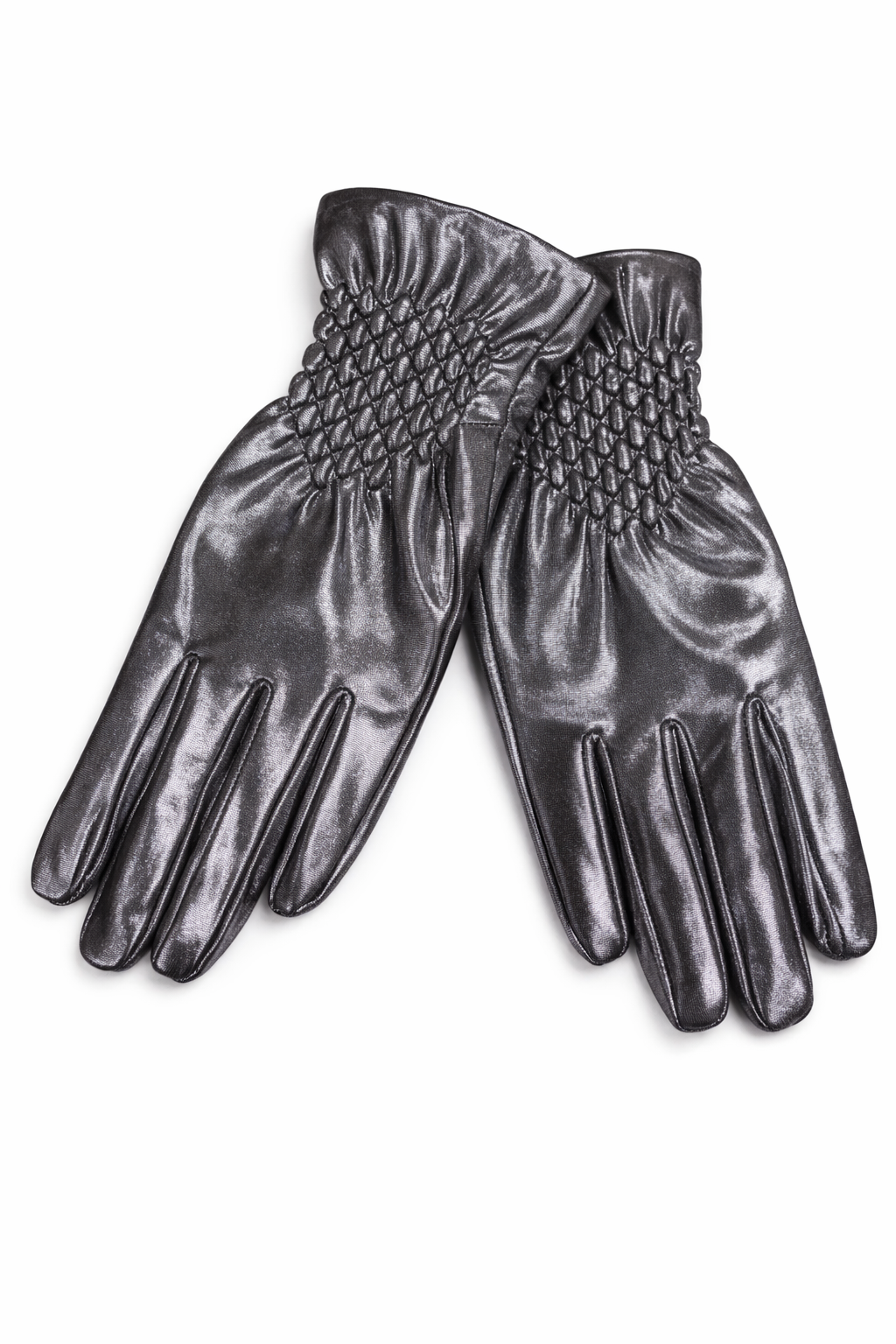 Metalic Smocked Glove