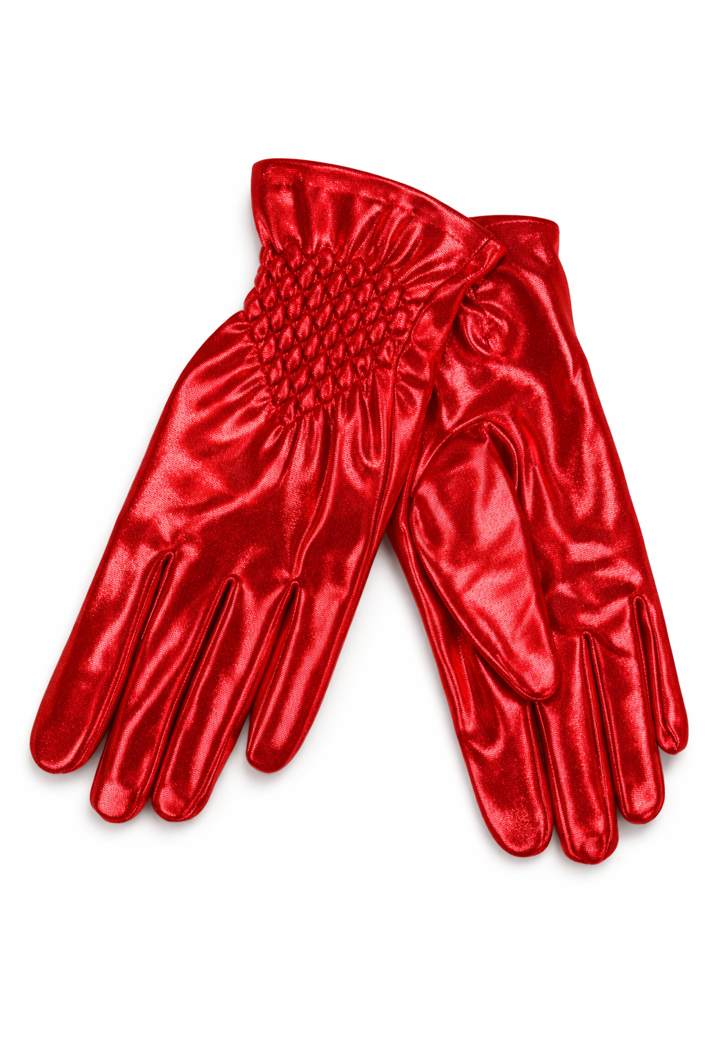 Metalic Smocked Glove