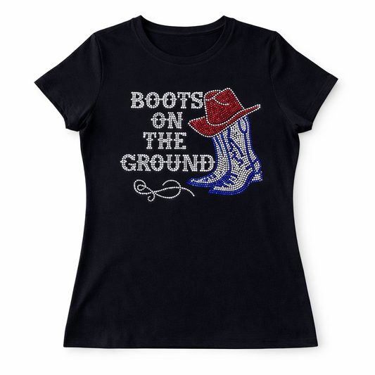 Boots On the Ground Red/ Blue