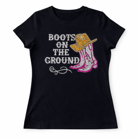 Boots On the Ground Pink/Brown