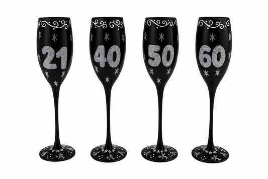 Birthday Champagne Flutes